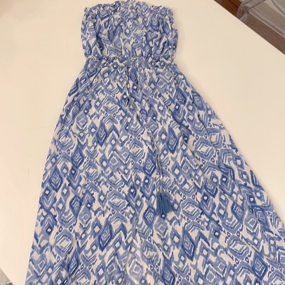 Strapless summer maxi dess S